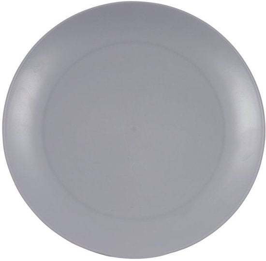 Bo-Camp - Vaisselle - Renew - RPET - Gris - 16 pièces
