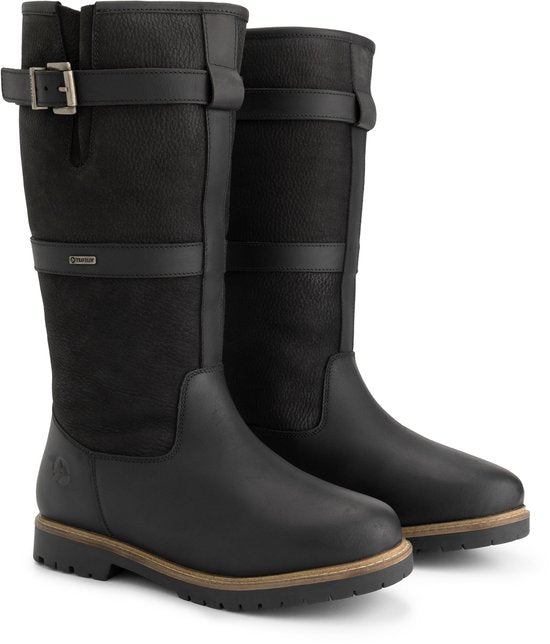 Travelin' Gronvik Femme - Bottes de plein air - Doublées de laine - Noir