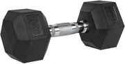 VirtuFit Hexa Dumbbell Pro - 10 kg - Hexagon Dumbbell - Durable et résistant - Entraînement musculaire - Poids - CrossFit & Fitness - Convient aux débutants et aux professionnels - Vendu à l'unité