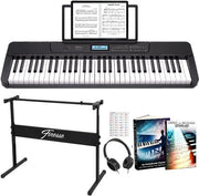 Finesse Keyboard Piano - Stand & Accessories - 61 Keys - MIDI - Digital Piano - Electric Piano - Child