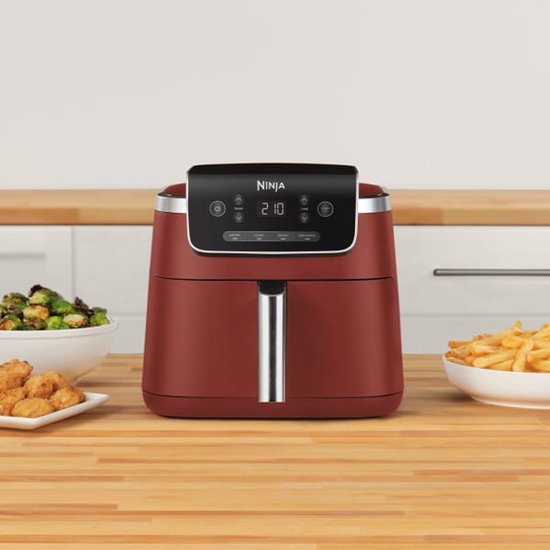 Ninja Airfryer XL PRO AF140EUCM 4,7 litres, friteuse à air chaud autonome, rouge cannelle, avec 4 programmes de cuisson - Meilleur achat