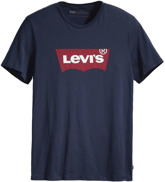 T-shirt Levi's à logo graphique bleu foncé (navy) - Taille L - Homme - T-shirts décontractés
