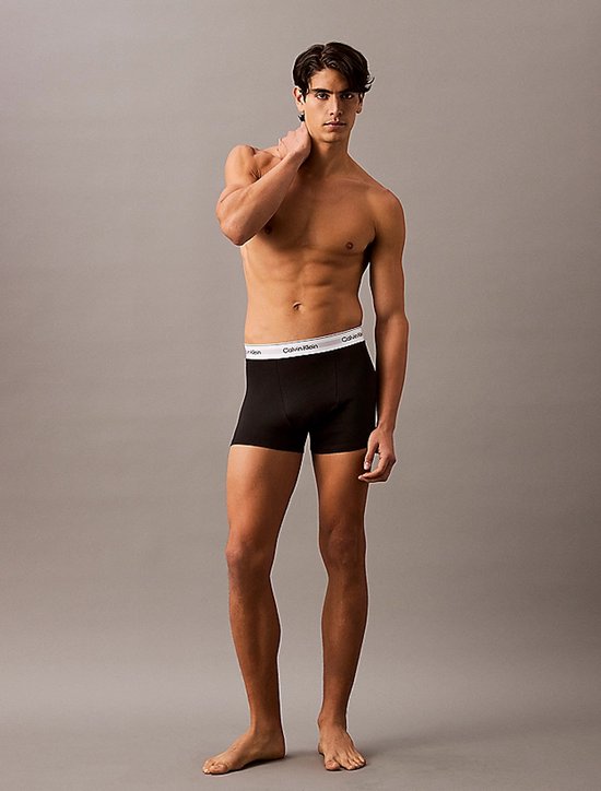 Boxers Calvin Klein - Homme - Lot de 3 - Noir - Taille L