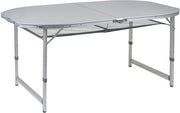 Bo-Camp - Table - Premium - Ovale - Modèle valise - 150x80 cm