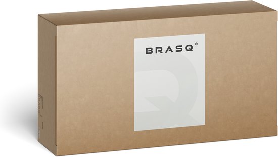 BRASQ Armoire à étagères en métal noir - Rack de stockage - Armoire murale - Armoire de stockage 180x90x40cm - 5 niveaux - armoire 175 KG/étagère - 875 KG max.