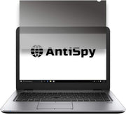 AntiSpy 11.6" Laptop Privacy Film - Grey, Robust and Reusable, Quick Attachment, Full Ink View Protection