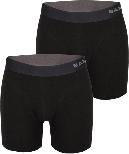 Bamboo - Boxers pour hommes - Bambou - Lot de 2 - Noir - XL - Sous-vêtements pour hommes - Sous-vêtements masculins - Boxers - Boxers en bambou pour hommes