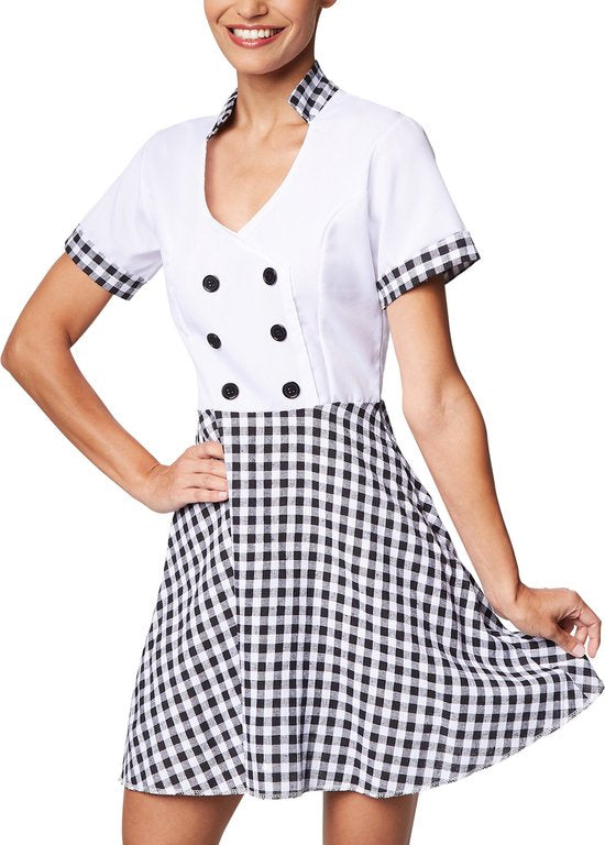Dressforfun Costume Femme Chef S - déguisement costume halloween déguisement soirée carnaval costume carnaval robe de soirée - 301508