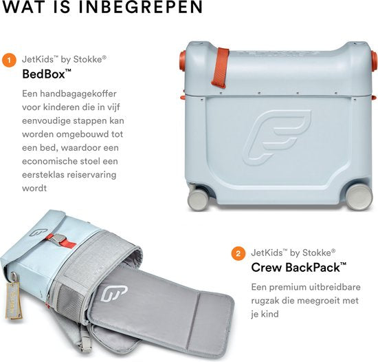 Kit de voyage JetKids™ by Stokke® - Blue Sky
