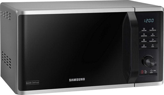 Micro-ondes Samsung MS2AK3515AS/EG – 800 W – largeur 48,9 cm – intérieur en céramique émaillée résistante aux rayures – programme de décongélation « Quick Defrost » Intérieur en céramique émaillée résistante aux rayures