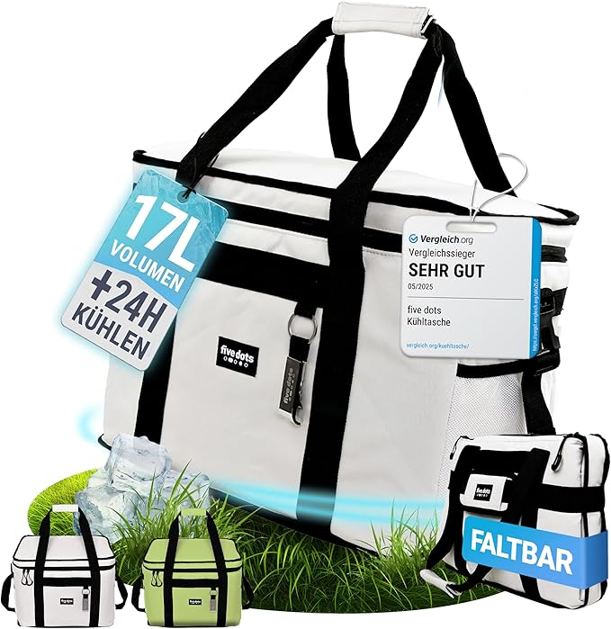 Sac isotherme Five Dots 17L - Gris