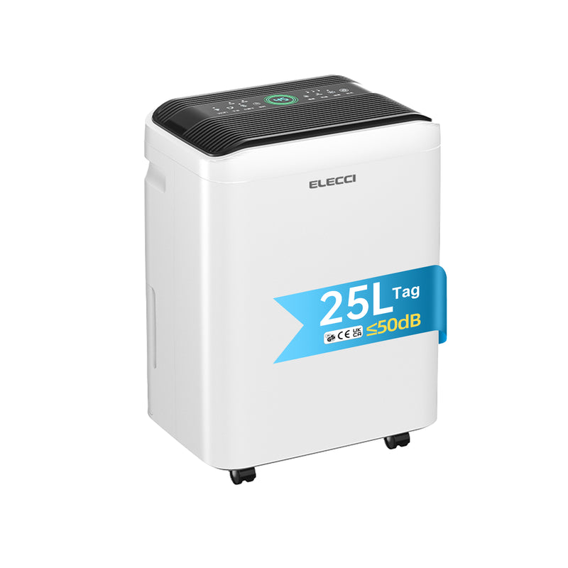 Déshumidificateur ELECCI - 25 l/jour - réservoir de 4,8 litres