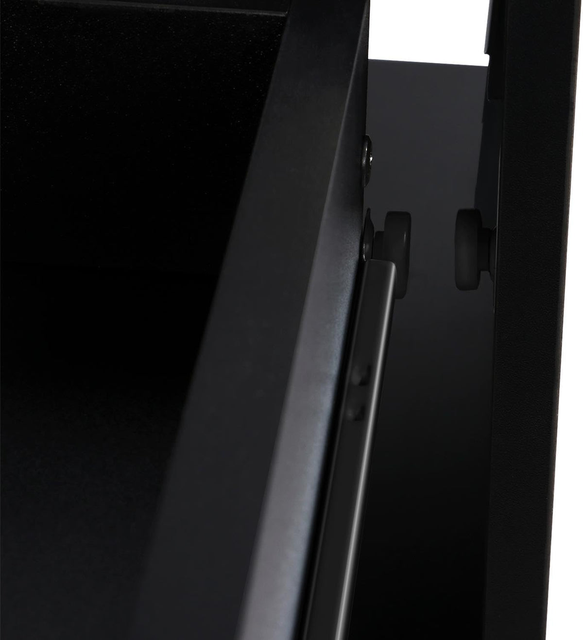 Table d'ordinateur Yaheetech - Avec tiroir et 2 étagères - 112 x 50 x 82 cm - Noir