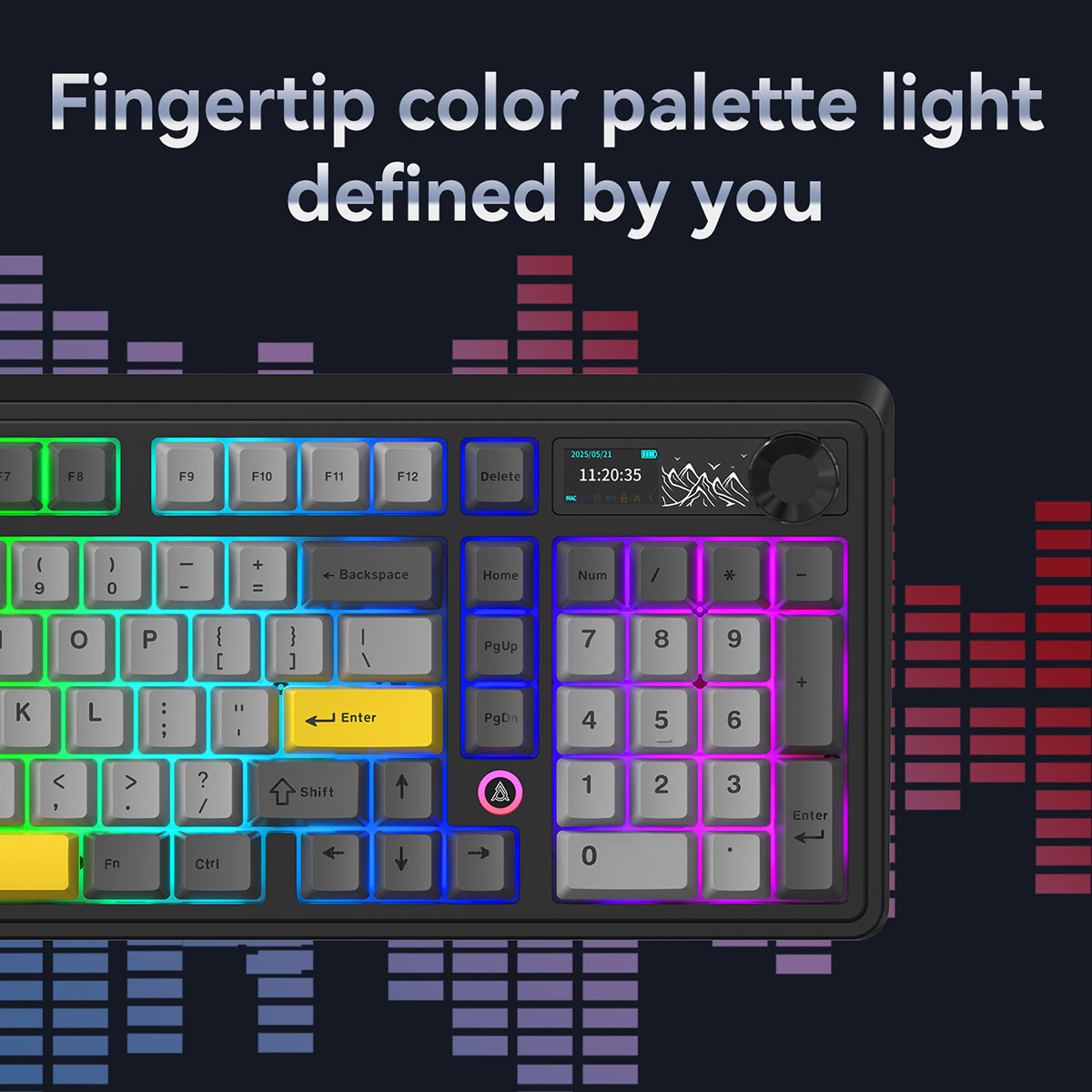 Clavier mécanique AJAZZ AK980 V2 - Starry Night Gray
