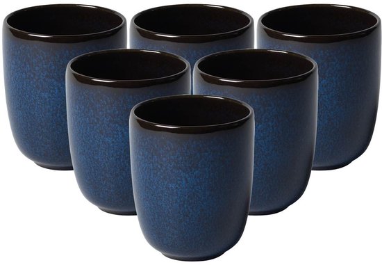 Tasses sans anse Lave 400 ml, lot de 6