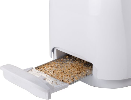Grille-pain Tristar BR-1013 - 800 W - 6 niveaux de brunissage - 2 fentes pour 2 tranches de pain - Blanc