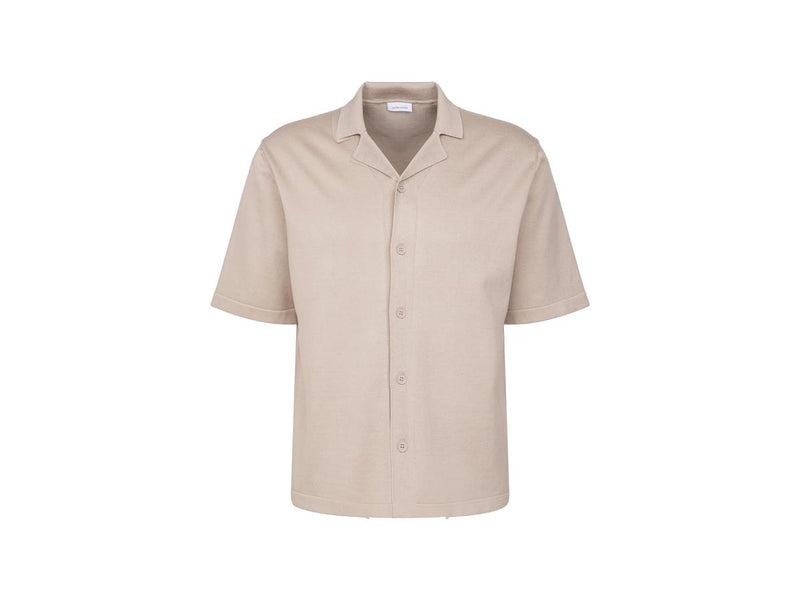 Seidensticker Chemise tricotée - Beige - XXL - Resort Shirt