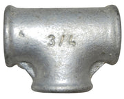 Raccord fileté en T 3/4" x 3/4" x 3/4" - Filetage femelle - Métal galvanisé