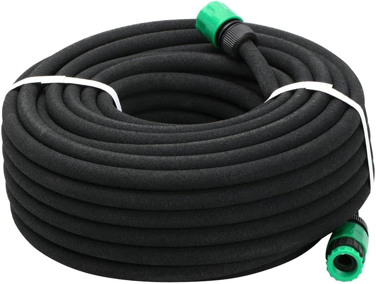 Tuyau d'arrosage goutte-à-goutte Yaheetech 50 m – 16 mm, avec kit de raccordement pour l'arrosage du jardin