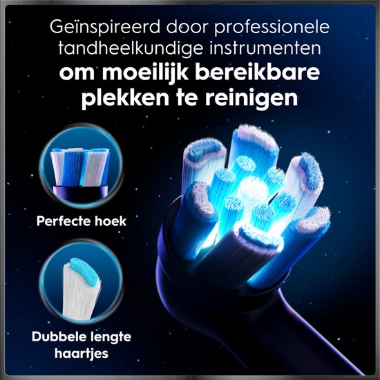 Brosse à dents électrique Oral-B iO 10 - Noir - avec étui de chargement et porte-brosse de rechange