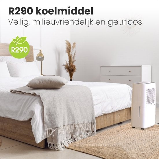 Déshumidificateur Auronic - Série Compact Plus - pour des pièces jusqu'à 40 m² - 420 W - 20L - Blanc