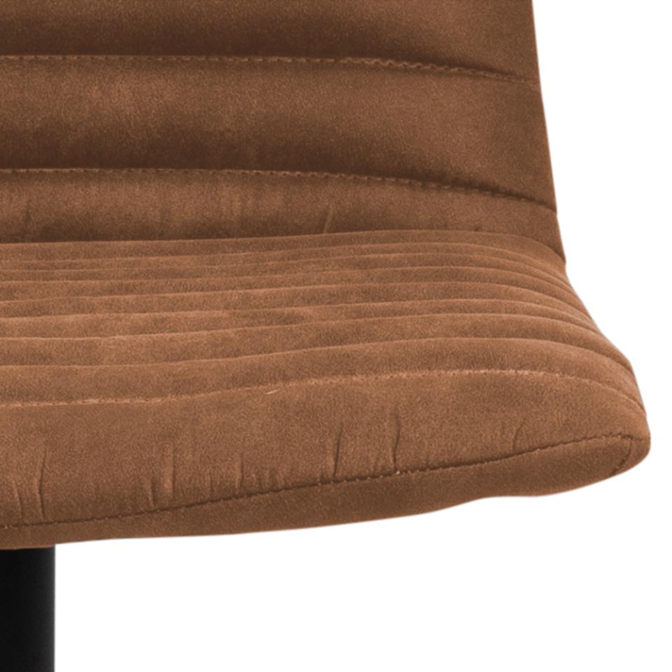 Tabouret de bar Trofors - Lot de 2 - Cognac - Tabourets de bar élégants et confortables d'aspect industriel