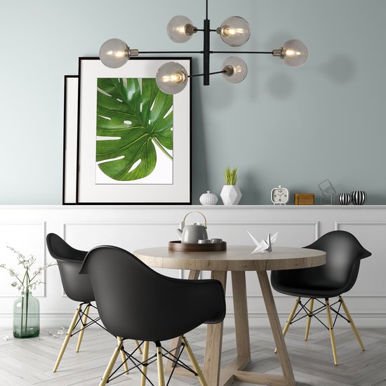 Lampe suspendue Steinhauer Constellation - Noir