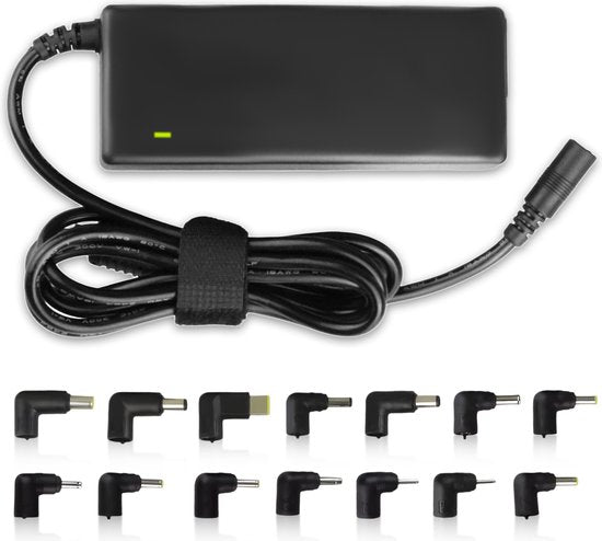 Velociy® Universal Laptop Adapter - Chargeur d'ordinateur portable - Toutes les marques - 45W-65W-90W - Asus - Acer - HP - Dell - Lenovo - Samsung - Sony