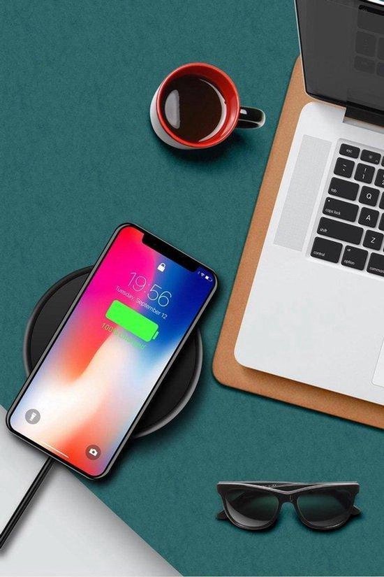 The Life Style Goods - Chargeur sans fil 10W - Câble inclus - Chargeur sans fil - Chargeur rapide - iPhone et Samsung