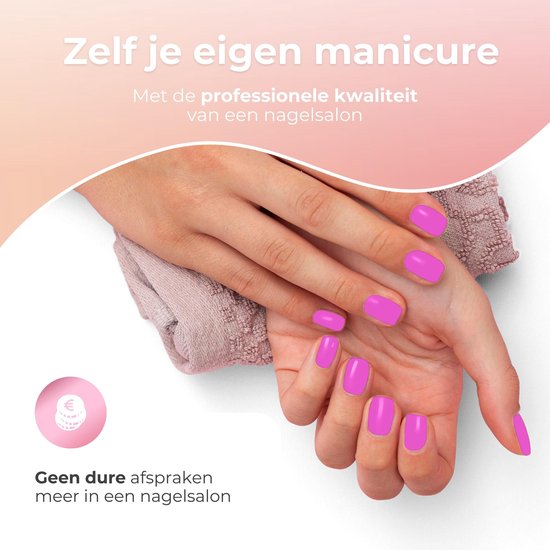 Moods Gellac 6-Piece Set - Gel Nail Polish Starter Pack - Vernis à ongles en gel - 8ML - Neon Paradise - Gellac - Nails - Chic Colours