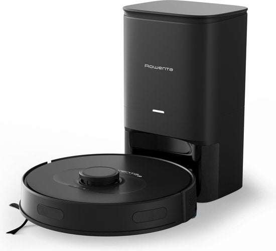 Rowenta X-Plorer Series 75S+ RR8585 - Aspirateur robot avec fonction serpillière - Station de déchargement automatique - Noir