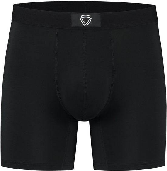 Fibershirts Anti-Sweat Boxer Shorts - Sweat Pad intégré - MicroModal respirant - Anti-Transpiration - Hommes - Taille M - Noir