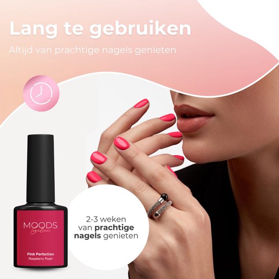 Moods Gellac 6-Piece Set - Gel Nail Polish Starter Pack - Gel Nail Polish - 8ML - Pink Perfection - Gellac - Nails - Chic Colours