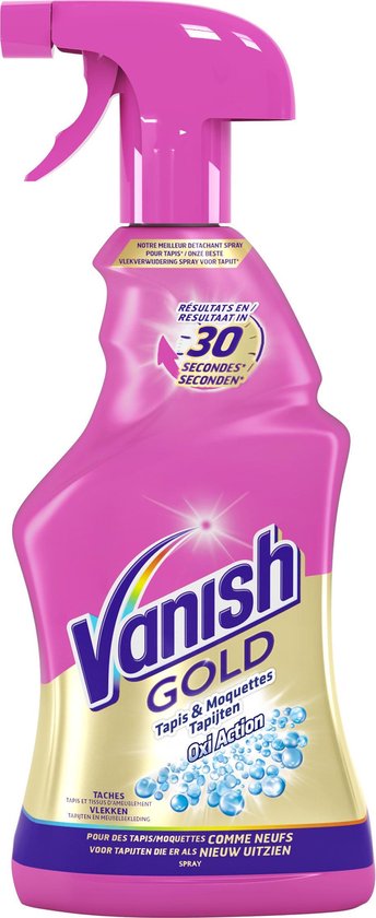 Spray Vanish Oxi Action Gold - Détachant - Nettoyant pour tapis - 500 mL