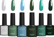 Moods Gellac 6-Piece Set - Gel Nail Polish Starter Pack - Gel Nail Polish - 8ML - Mountain Mist - Gellac - Nails - Chic Colours