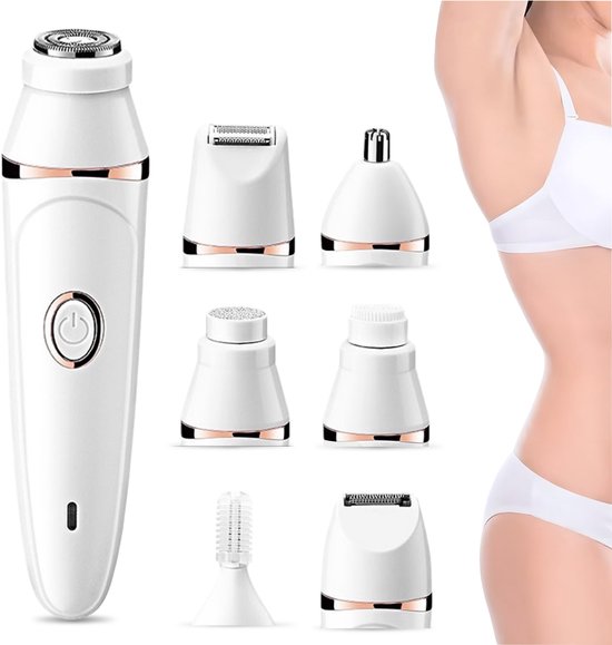 Vimora Ladyshave 7-in-1 - Épilateur femmes - Épilateur visage - Épilateur - Épilateur visage - Epilady - Rasoir femmes - Épilation & épilation visage - Ladyshaves