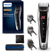 Philips series 9000 HC9420/15 - Tondeuses - Noir/argent - Avec étui de voyage