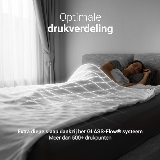 Couverture lestée CozySense® 7 kg - Couverture lestée - Couverture lestée avec répartition de la pression GLASS-Flow® - Couverture lavable incluse - 140x200 cm - Blanc