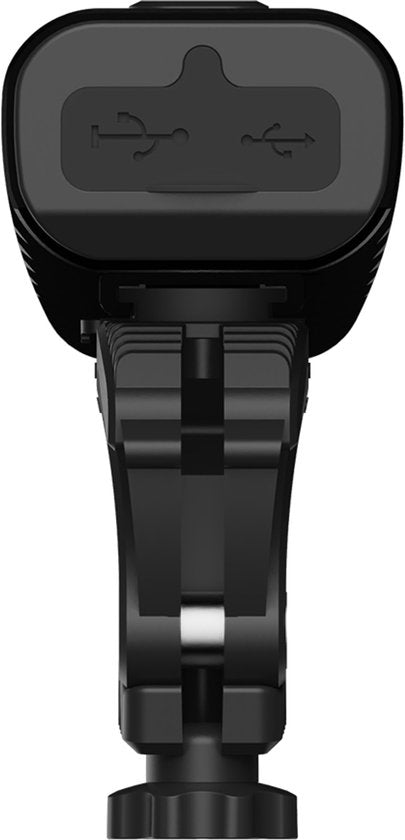 Tikkens Lampe LED pour vélo 1600 Lumen - Lampe de vélo USB rechargeable - Lampe de vélo avec Powerbank - Lampe avant VTT et vélo de route - Lampe de vélo étanche