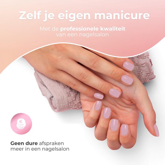Moods Gellac 6-Piece Set - Gel Nail Polish Starter Pack - Gel Nail Polish - 8ML - Pink Perfection - Gellac - Nails - Chic Colours