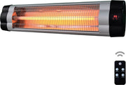 BRASQ Electric Terrace Heater Pendant PHW200 - Chauffage infrarouge 2500W - avec télécommande et minuterie - 3 niveaux de chaleur - Pour l'intérieur et l'extérieur - Résistant aux éclaboussures - Noir