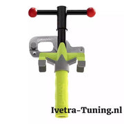 Bullock Excellence Pedal Lock - Transmission automatique - Anti-perçage et résistant aux coupures - Deux clés numérotées - Couleur jaune frappante