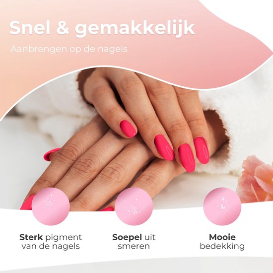 Moods Gellac 6-Piece Set - Gel Nail Polish Starter Pack - Vernis à ongles en gel - 8ML - Neon Paradise - Gellac - Nails - Chic Colours