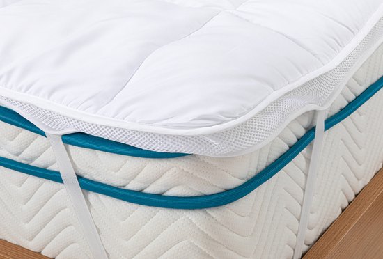 Home & Comfort Surmatelas 140*200cm - Soutien et réduction de la pression - Lavable - Antiallergique