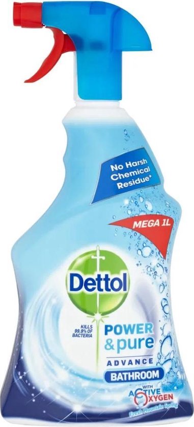 Dettol Power & Pure Spray Salle de Bain 1000ml