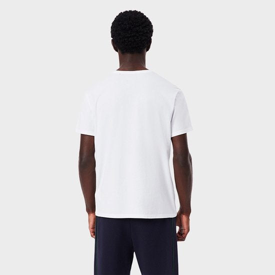 Chemises 3P à col en V Lacoste hommes basic white