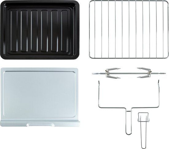 Inventum OV307B - Four à convection posable - Rôtisserie - 30 litres - 1600 watts - 6 programmes - Noir