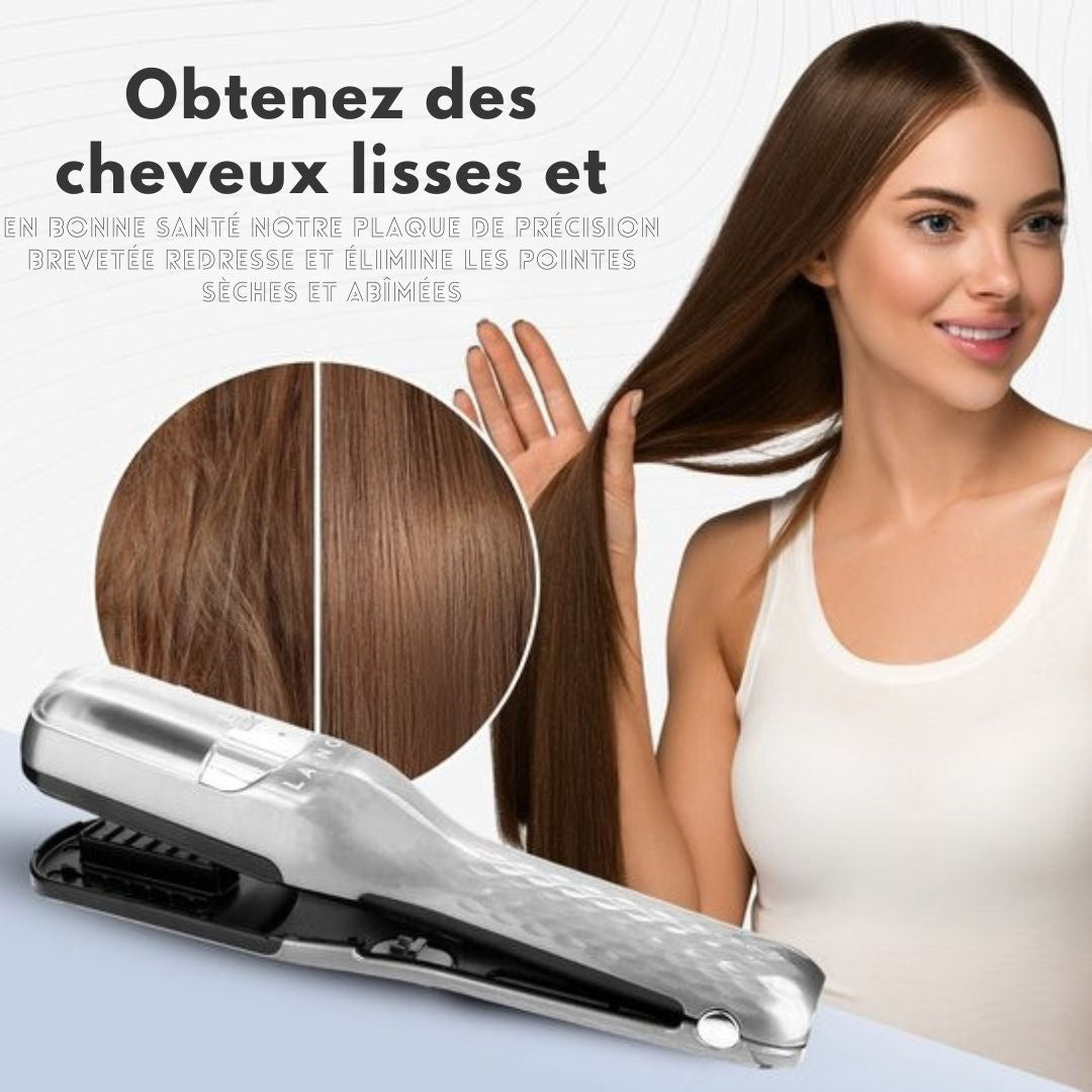 Tondeuse pour pointes fourchues - La Nou® Split Remover 4 - Accessoires inclus - argenté