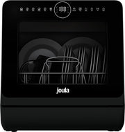 Joula Mini lave-vaisselle avec réservoir d'eau - 8 programmes de lavage - 5 couvercles - Petit lave-vaisselle étroit à poser - Camping - Noir