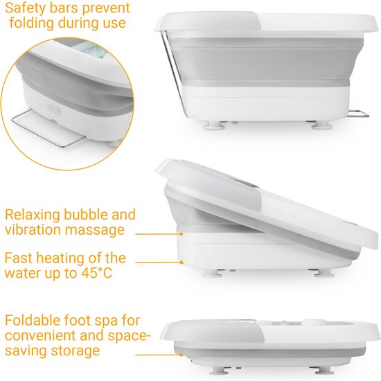medisana FS 886 - Bain de pieds moussant pliable